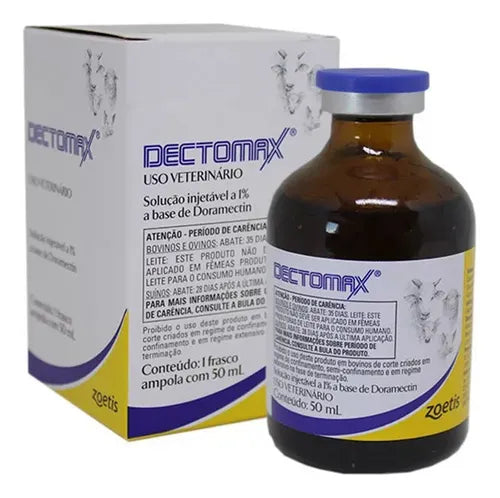 Dectomax® (doramectina) 50 ML - Solución inyectable al 1% - Zoetis - Agropecuaria Tamboril - Productos Agropecuarios Venezuela
