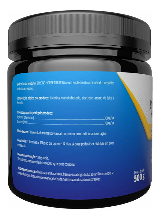 Creatina para equinos Strong Horse® - 500 g - Agropecuaria Tamboril - Productos Agropecuarios Venezuela