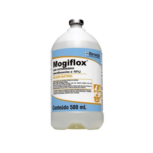 Mogiflox ® 500 ML Bimeda enrofloxacino a 10% - Agropecuaria Tamboril Venezuela