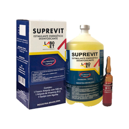 Suprevit ® - Suero Inyectable - 500 ML - Labovet - Agropecuaria Tamboril