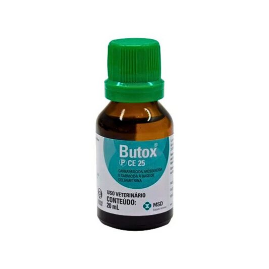 Butox 20 ML MSD Baño Aspersión - Agropecuaria Tamboril Venezuela
