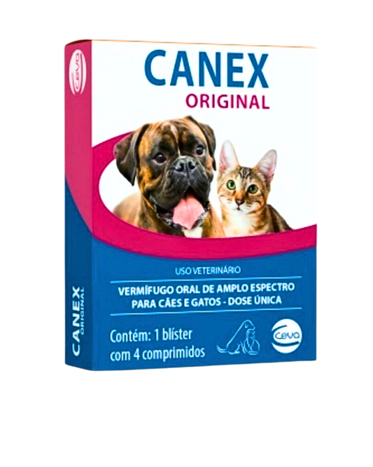 Canex ® Ceva Original - Desparasitante 1 blíster x 4 comprimidos