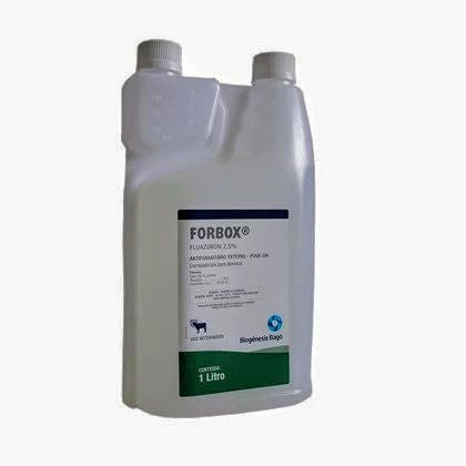 FORBOX ® Fluaxuron - Pour On 1 L - Biogenesis Bago - Agropecuaria Tamboril