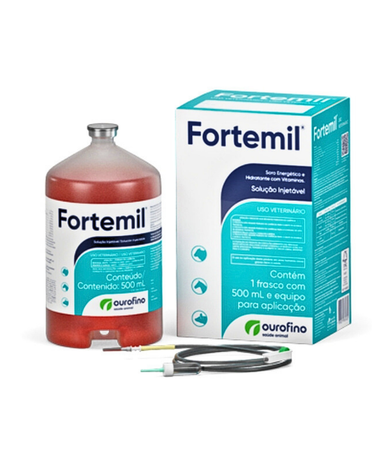 Fortemil® Suero energético y vitamínico - 500 ML - Ourofino