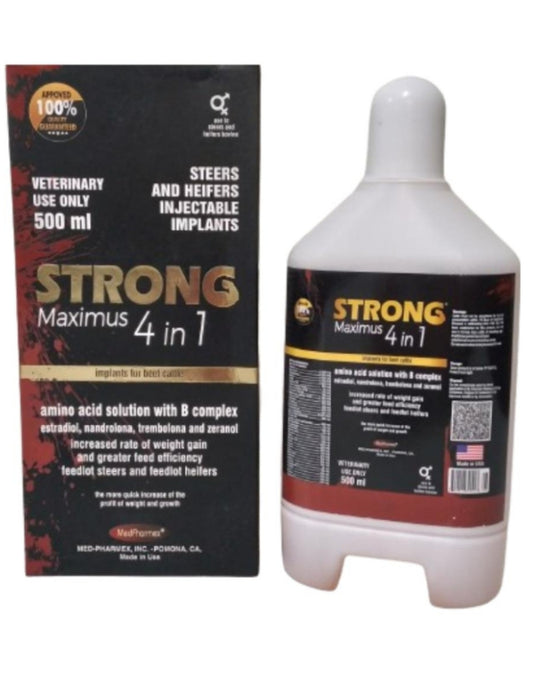 Strong® Maximus 4 en 1 - 500 ML Medfharmex - Agropecuaria Tamboril Venezuela